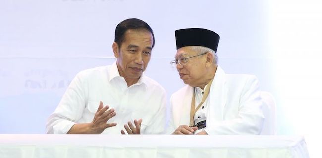 Jokowi Jangan Kesampingkan Maruf Amin Saat Susun Kabinet
