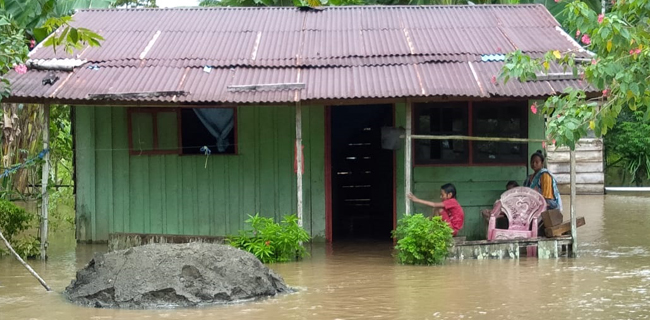 Banjir Melanda Dua Kecamatan Di Halmahera Tengah, 184 Rumah Terendam