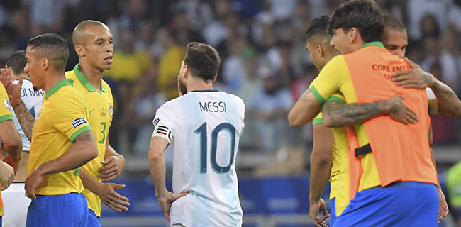 Argentina Dikandaskan Brasil, Lionel Messi Kembali Kubur Mimpi Juara