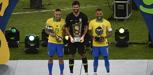Tak Cuma Juara, Brasil Tak Sisakan Trofi Individu Di Copa America 2019