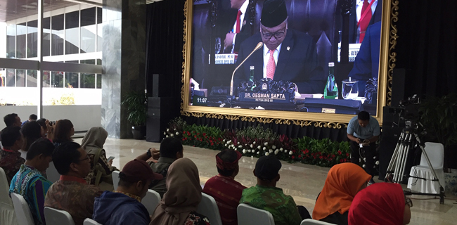 Pidato Jokowi Bisa Juga Disaksi Lewat Layar Lebar Di Selasar Nusantara II