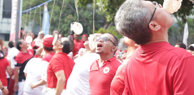 Kemnaker Meriahkan HUT RI Dengan Pesta Rakyat Tripartit