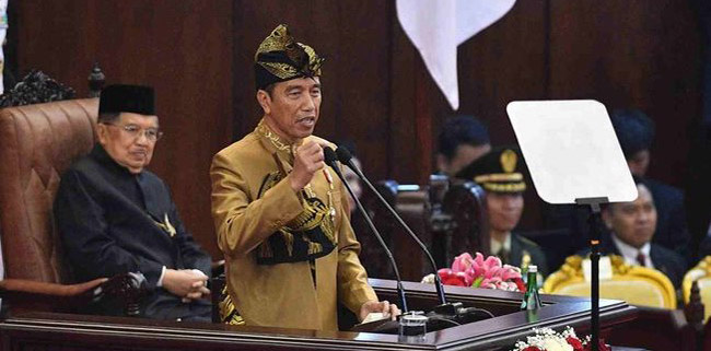 Bak Komika Andal, Inilah Punchline Jokowi Di Akhir Pidato Kenegaraan