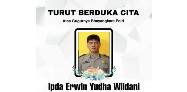 Kapolda Jabar Inspektur Upacara Pemakaman Ipda Erwin