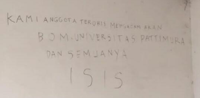 Universitas Pattimura Diancam Bom ISIS, Polisi Sudah Turun Tangan