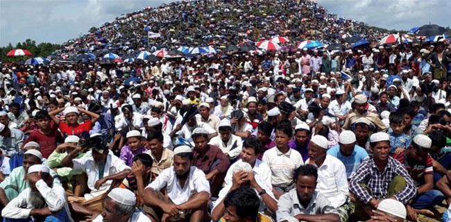 200 Ribu Pengungsi Rohingya Kumpul Peringati "Hari Genosida"