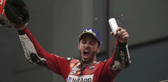 Kalahkan Marquez Di GP Austria, Dovizioso Nilai Perebutan Juara Masih Terbuka