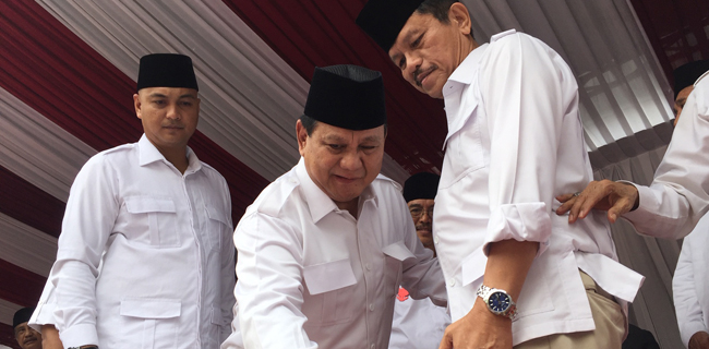 Dukung Jokowi, Prabowo: Gerindra Perjuangkan Pemindahan Ibukota Sejak 2014