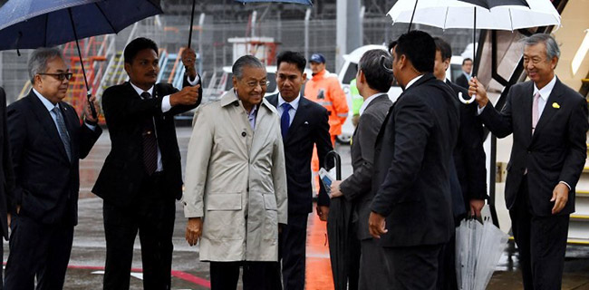 PM Mahathir Tiba Di Fukuoka Jepang