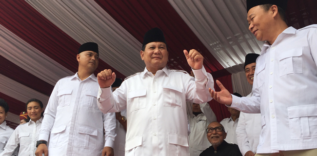 Prabowo: Kita Harus Bekerja Keras Agar Bangsa Utuh