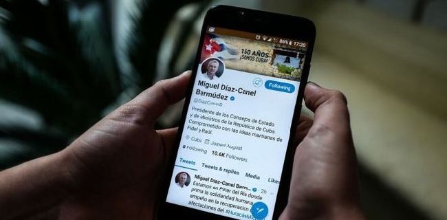 Twitter Tangguhkan Akun Pemerintah Kuba