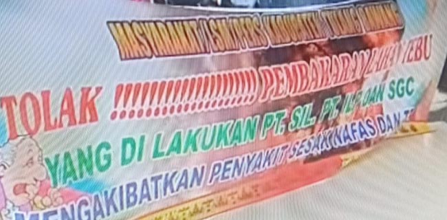 Lahan Tebu SGC Terbakar, Polda Lampung Harusnya Bertindak