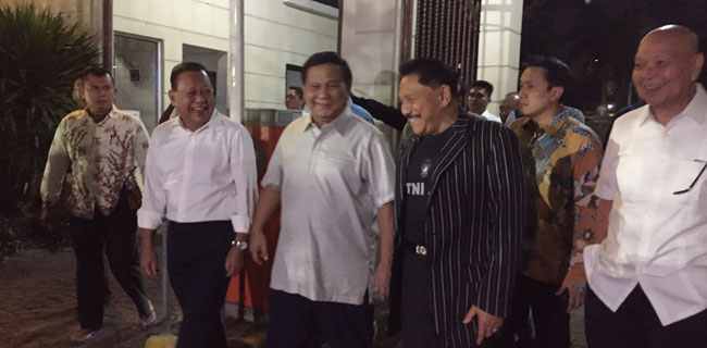 Pertemuan Prabowo-Hendropriyono, Dijamu Nasi Mande Hingga Kaget Ada Wartawan