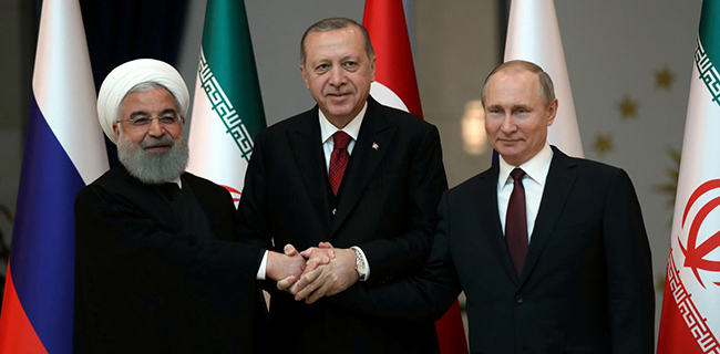 Rusia, Iran, dan Turki Adakan Pertemuan Trilateral Bahas Suriah