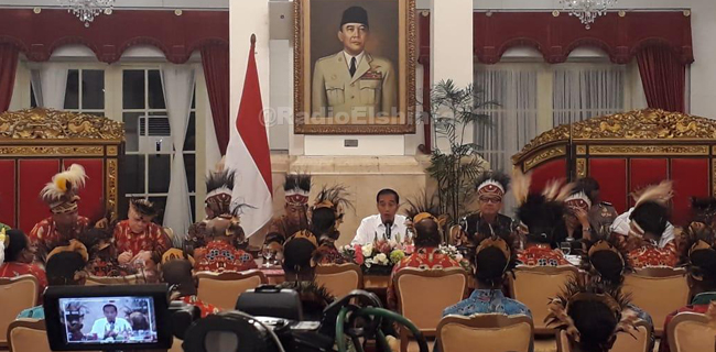 Kepala BIN Dampingi Presiden Jokowi Terima Perwakilan Tokoh Masyarakat Papua