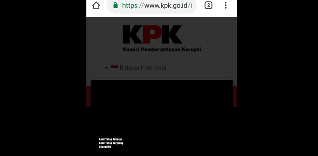 Website KPK Gelap Bertuliskan #SaveKPK, Ini Penjelasan Biro Humas Yuyuk Andriati