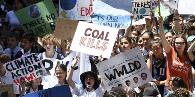 Jelang KTT Aksi Iklim Di AS, Ribuan Warga Australia Lakukan Unjuk Rasa