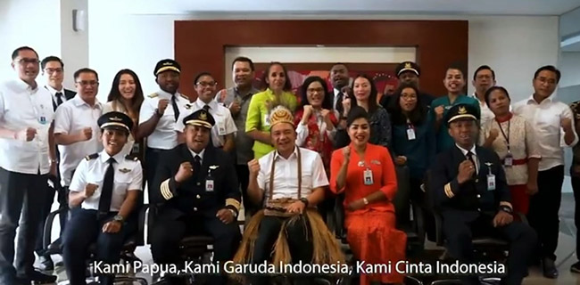 Rangkul Papua, Garuda Indonesia: Perbedaan Adalah Kekuatan
