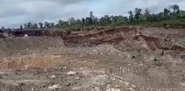 Detik-Detik Lahan Tambang Di Kalimantan Utara Longsor, Enam Alat Berat Tertimbun
