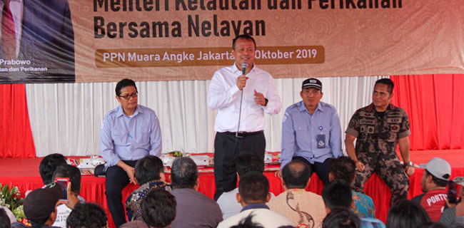 Di Depan Nelayan, Edhy Prabowo: Sama Seperti TNI, Tugas KKP Juga Berat