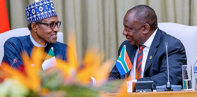 Demi Pertahankan Bisnis, Presiden Nigeria dan Afsel Bertemu Bahas Xenophobia
