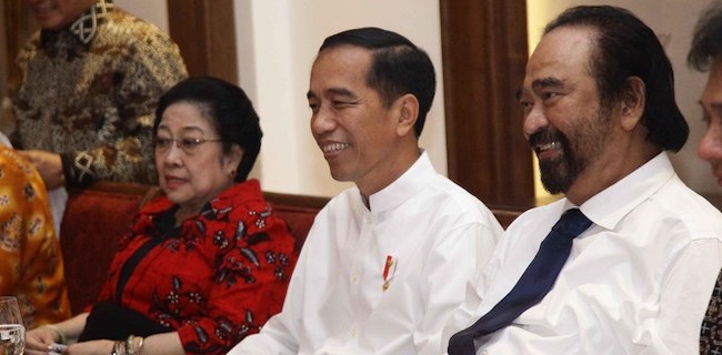 Kasihan Jokowi Terjepit Gesekan Megawati Dan Surya Paloh