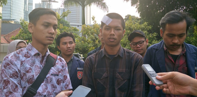 Diduga Dihajar Oknum Polisi, Dua Mahasiswa Demo 24 September Resmi Lapor Propam