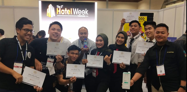 Mahasiswa Politeknik Sahid Mampu Bersaing Dengan Profesional Di Ajang Hotel Week 2019