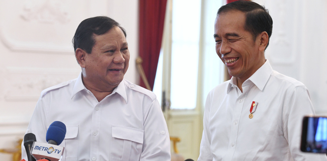 Keakraban Jokowi-Prabowo