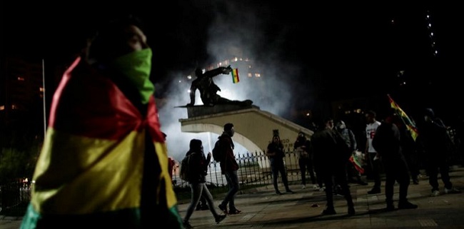 Curiga Pemilu Dicurangi, Ribuan Warga Bolivia Turun Ke Jalan