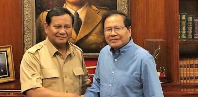 Syarat Rizal Ramli Jadi Menteri, Didorong Prabowo