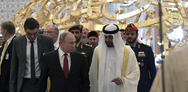 Putin Kunjungi Abu Dhabi, Rusia-UEA Teken Kerjasama 1,3 Miliar Dolar AS