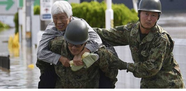 31 Ribu Tentara Jepang Bantu Evakuasi Korban Topan Hagibis Sejak Subuh