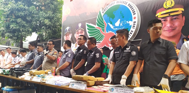 Operasi Nila Jaya 2019, Polda Metro Ciduk 410 Tersangka Kasus Narkoba
