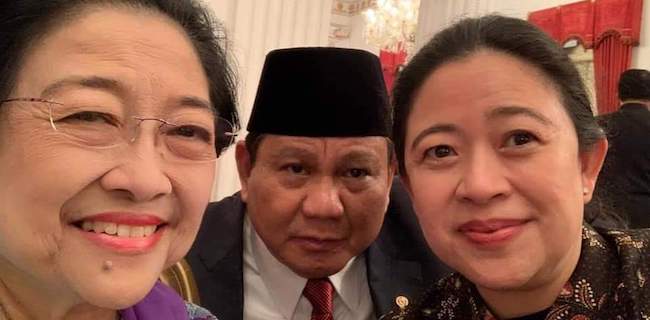 Selfie Trio Mega, Prabowo, Puan