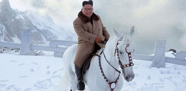 Menunggang Kuda Putih, Isyarat Kim Jon Un Siap Lawan AS