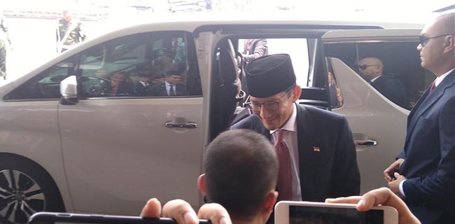 Hadiri Pelantikan Jokowi-Maruf, Sandi Titip Dua Sektor Prioritas Pembangunan