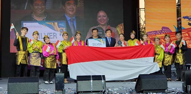 Ikuti  Festival Budaya Dunia Di Korsel, Indonesia Raih Medali Perak