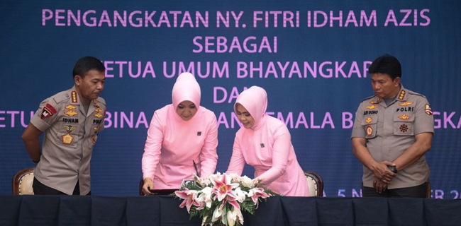 Kapolri Dukung Ibu-ibu Bhayangkari Lebih Berperan Di Masyarakat