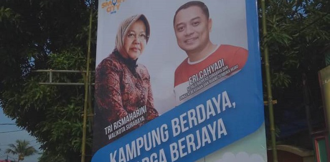 Balihonya Bersama Walikota Surabaya Jadi Viral, Eri Cahyadi Mengaku Tak Tahu Menahu
