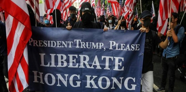 Polisi Tembak Pengunjuk Rasa, Senat AS Siap Loloskan RUU Demokrasi Hong Kong
