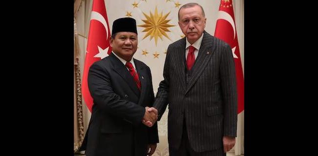 Bertemu Presiden Turki, Prabowo Tampak Percaya Diri