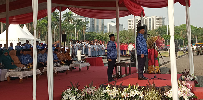 Anies Ajak Jajaran Doakan 16 Ribu Pahlawan Yang Gugur Di Surabaya