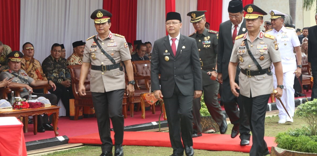 Wakapolri Resmikan Kenaikan Tipe A Polda Bengkulu, Gubernur Rohidin Ucapkan Terima Kasih