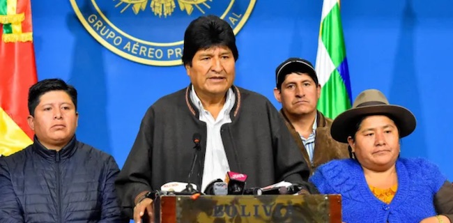 Ada Peran Amerika Serikat Di Balik Pengunduran Diri Presiden Bolivia Evo Morales?