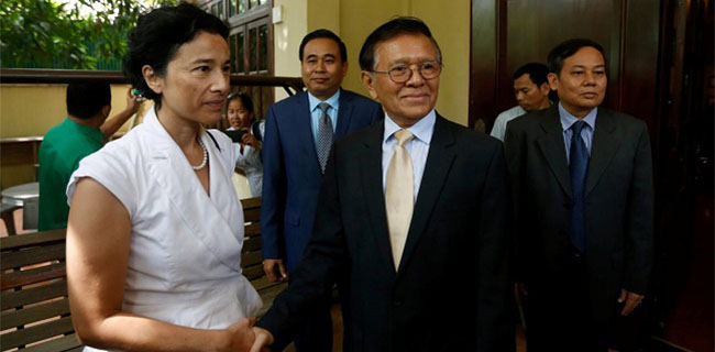 Usai Bebas, Pemimpin Oposisi Kamboja Langsung Temui Dubes Prancis