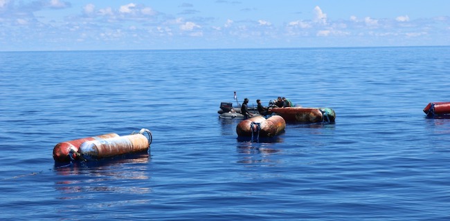 KKP Tertibkan 12 Rumpon Ilegal Milik Nelayan Filipina Di Perbatasan
