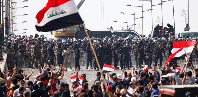 Gelombang Protes Terbaru Di Irak Tewaskan Delapan Orang