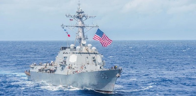 Kapal Perang AS Sita Kiriman Rudal Iran Untuk Houthi