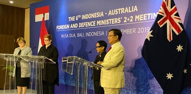 Bertemu Menlu Dan Menhan Australia Di Bali, Prabowo Bahas Soal Terorisme